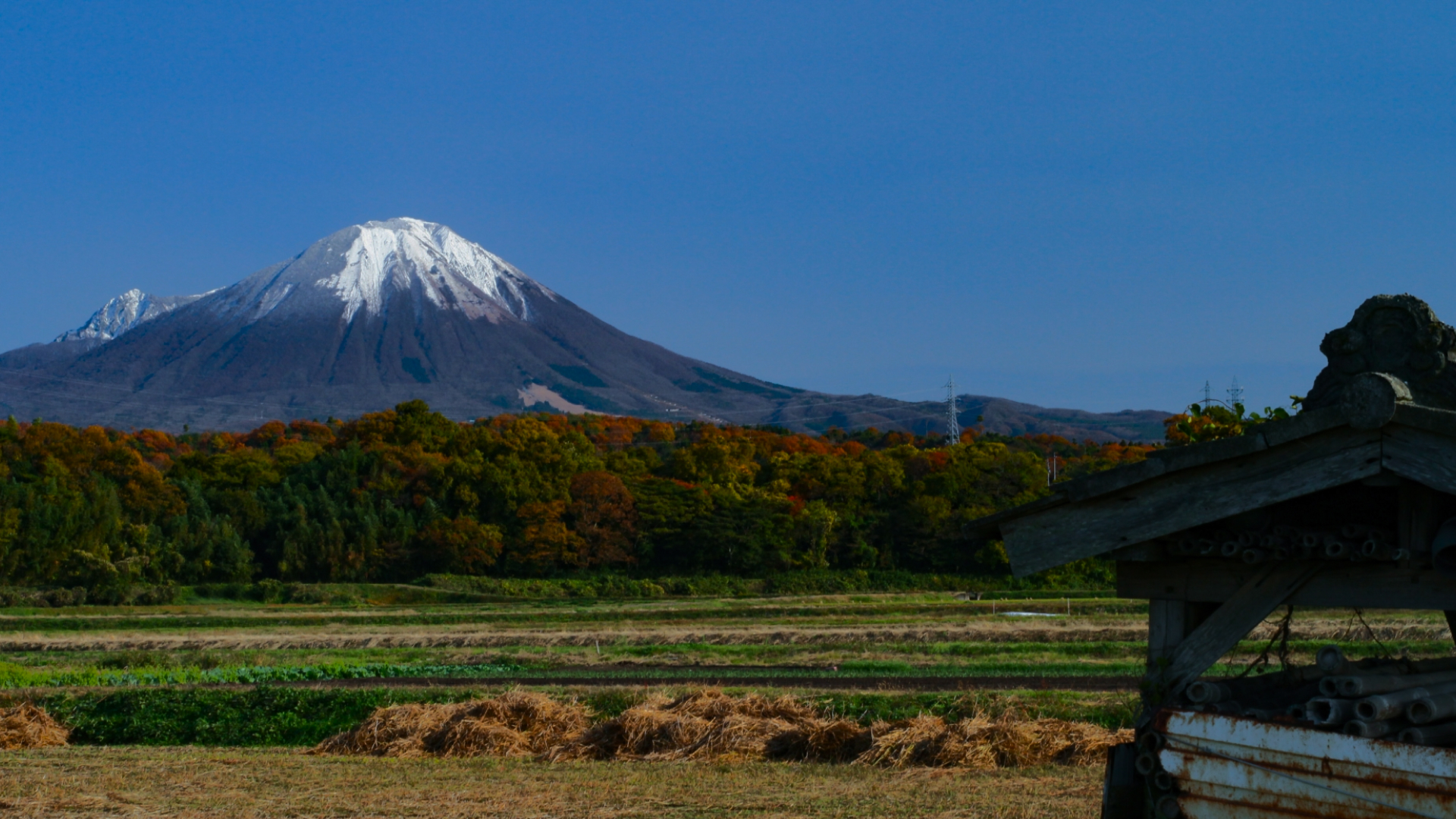 山の写真